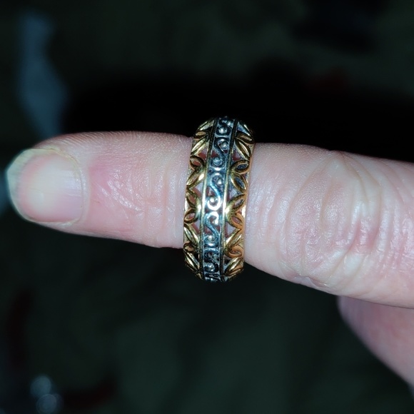 925 unique ring sz 7 with beautiful untested bracelet - Picture 3 of 3